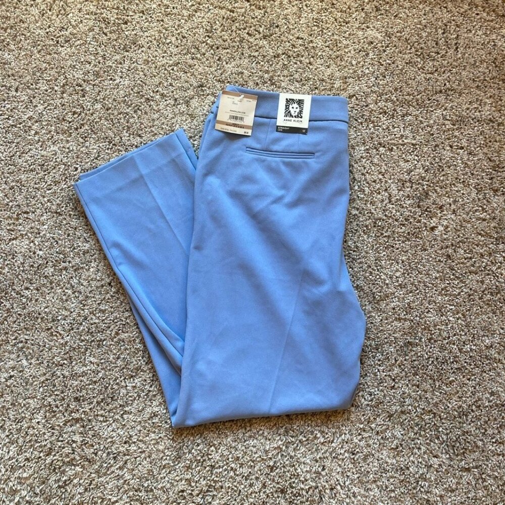 NWT Anne Klein Blue Trouser